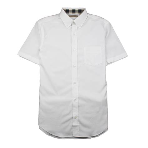 burberry short sleeve shirt white|burberry gray short sleeve shirt.